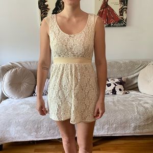 American Eagle Lace Dress with Back Cut Out